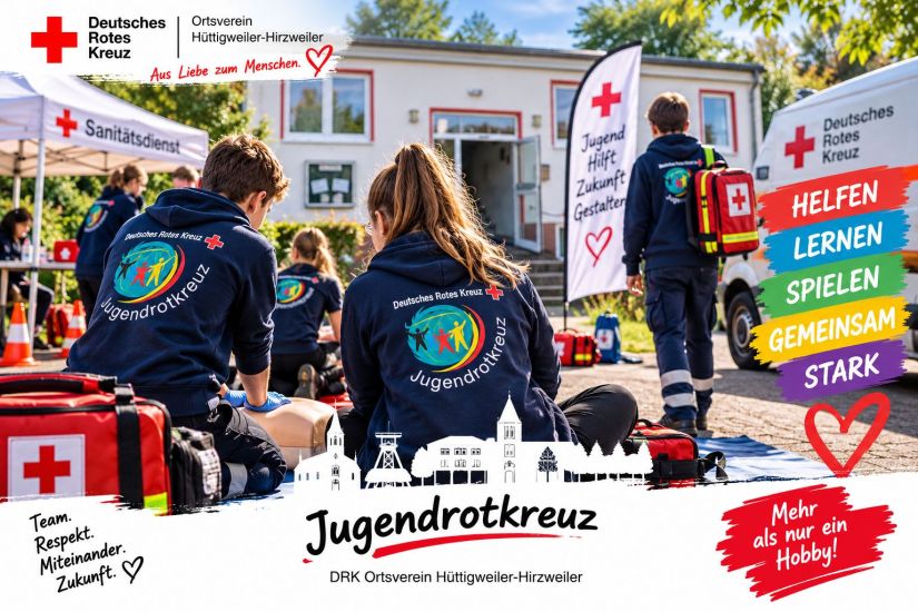Foto: JRK vor der begegnungsstätte