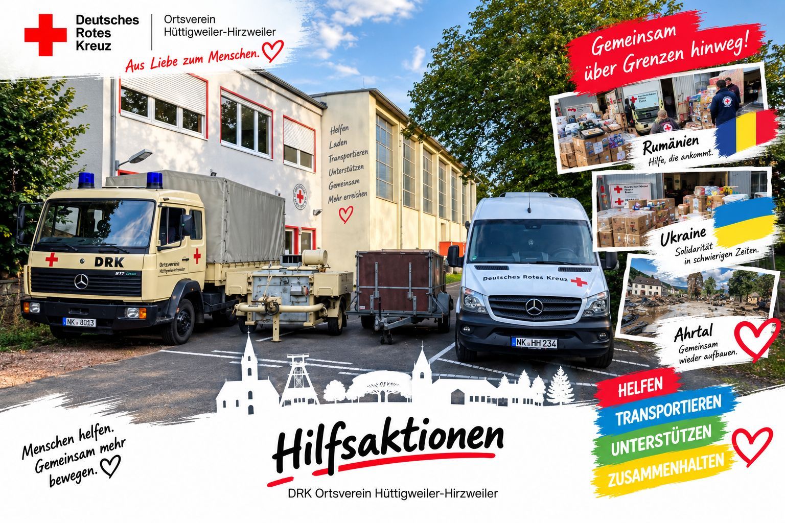 Foto: Unser Equipment für unsere Hilfsaktionen